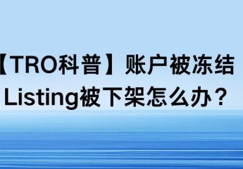 【TRO科普】账户被冻结、Listing被下架怎么办？